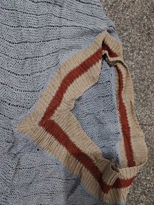 Cozy Striped Knit sweater (crochet)