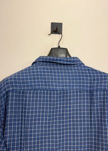 Blue Checked Casual Shirt