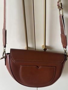 Brown Leather Crossbody Bag