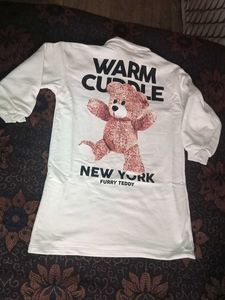 Cute Bear Graphic Top
