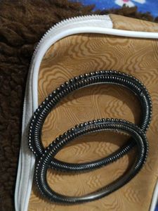 Oxidized Silver Bangles Set