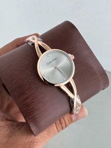 Calvin Klein Two-Tone Bangle Watch
