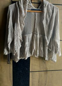 Lightweight Lace Knit Shrug