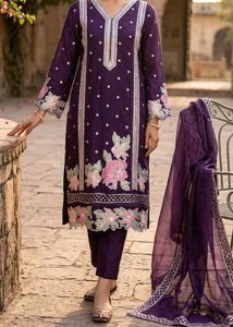 Brand New Purple Kurta Set