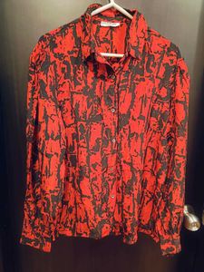 Black And Red Shirt Top