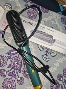 Temperature Control Hair Straightener Comb