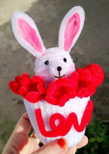 Handmade Love Bunny Fridge magnet 🧲
