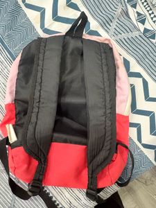 Decathlon Cute Pink and Coral Backpack