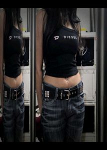 Diesel Crop Top vintage grunge