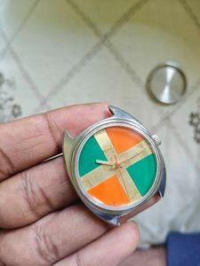 Vintage "HMT" Analog with indian flag Watch