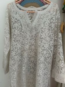 FIXED PRICE- White Chikankari Kurta