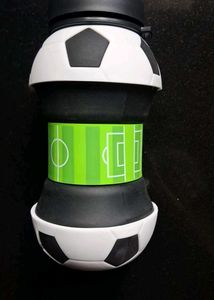 Foldable Football Theme Water Bottle
