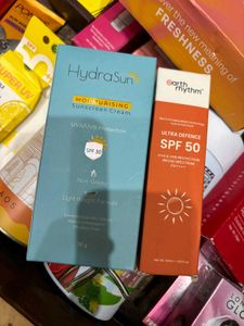 combo of 2 new sunscreens