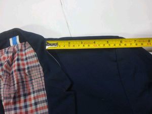 Zara Men's Navy Blue Blazer