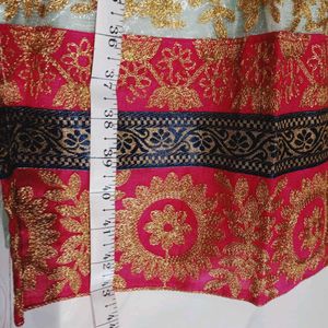 Unsteached lehenga choli