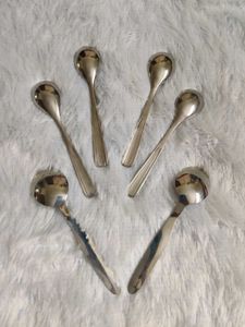 Dessert Spoons 4+2