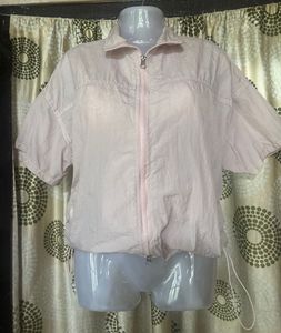 Light Pink Short Sleeve Trekking Jacket