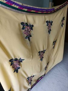 Elegant Embroidered Saree