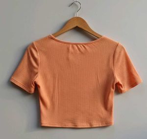 Ribbed Crop Top - German Slogan