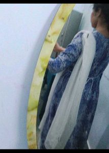 Elegant Blue Printed Kurta Set anarkali gown
