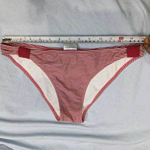 Red Striped ⚛️Bikini Bottom