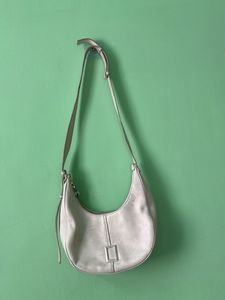 Stylish Silver Hobo Bag