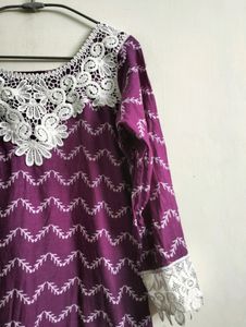Purple Kurta