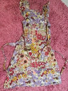 Floral Print Mini Dress
