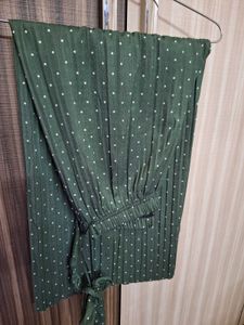 Green Poka Dots Pallazo