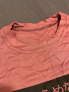 Dusty Pink Graphic T-Shirt ( Baby tee)