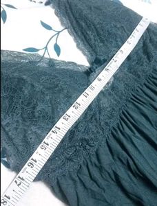 Cozy Lace Trim Nightgown