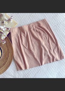 Mango Suede Short Skirt