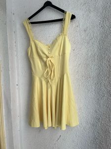 Cute Yellow Mini Dress