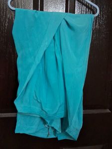 Blue Sequined Kurta Salwar set with Dupatta