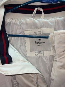 Pepe Jeans New White Puffer Jacket
