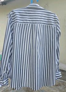Classic Striped Button-Up Shirt
