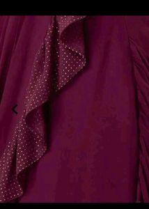 Ready to wear ruffle saree