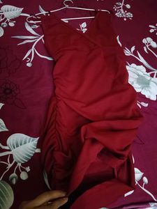 Elegant Red Party Dress