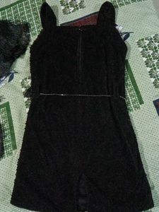 Sparkling Black Sequin Dress