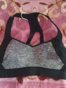 combo Stylish Sports Bra and white tr