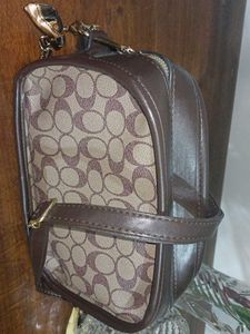 Stylish Brown Monogram Crossbody Bag