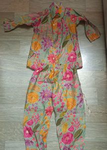 Ethnic Festive Cord-set For 4-6 Year Girl