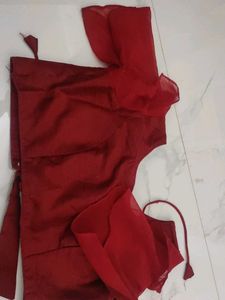 Elegant Maroon Blouse