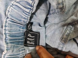 GAP Denim Pinafore Dress