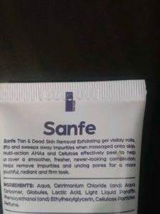 Sanfe Instant BrightUp Face Wash &amp; Exfoliating Gel