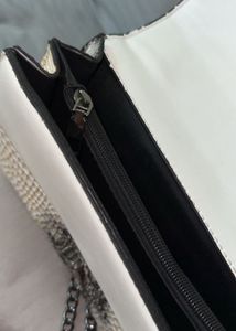 Chic Snake Print Crossbody Bag