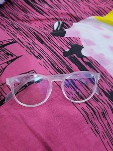 Clear Frame Glasses with blue ray