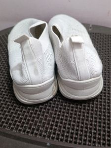 White Sparkle Shoes For Girls
