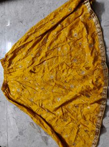 Embellished Yellow Ethnic palazzo / skirt