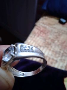 pure S925 silver Men's Ring with hallmark